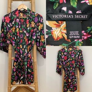Victoria’s Secret Floral Satin Robe